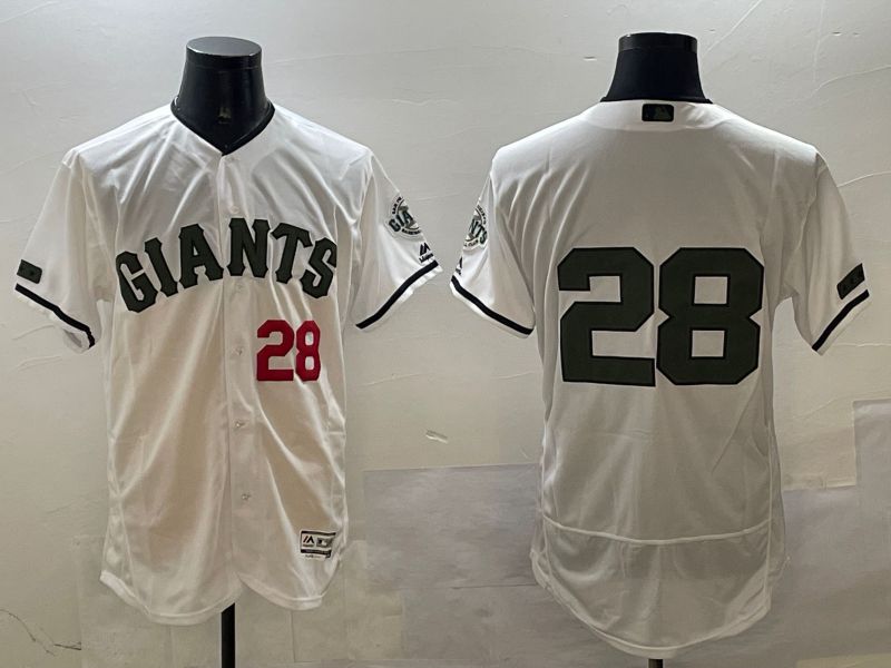 Men San Francisco Giants #28 No Name White Elite 2025 Nike MLB Jersey style 1->san francisco giants->MLB Jersey